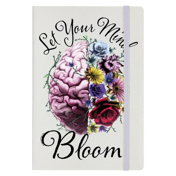 Grindstore Let Your Mind Bloom Hard Cover A5 Notebook