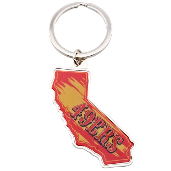 San Francisco 49ers State Keyring