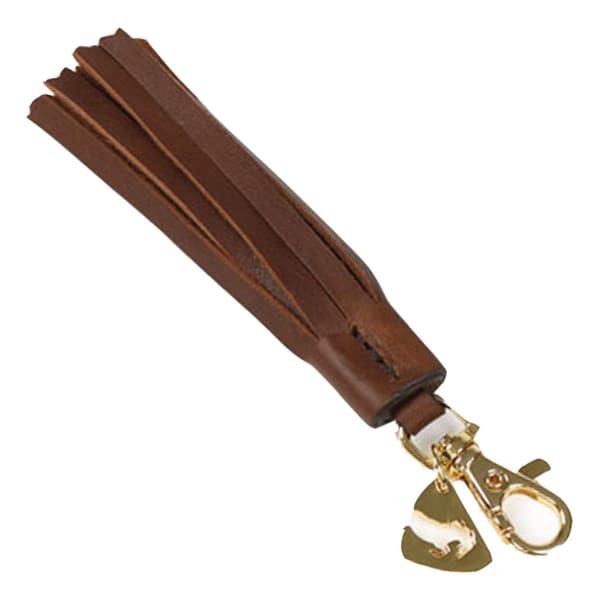 Aubrion Tassel Trim Leather Keyring