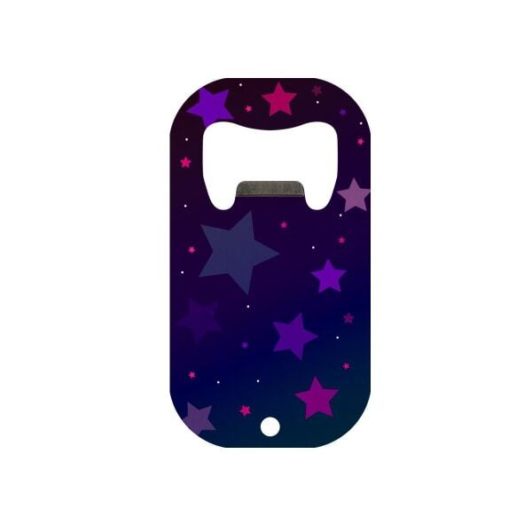 Grindstore Purple Stars Mini Bar Blade Bottle Opener