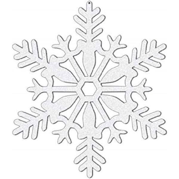 Amscan Snowflake Christmas Hanging Decoration (Pack of 12)