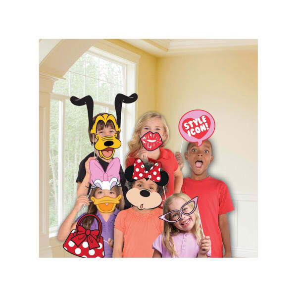 Disney Minnie Mouse Photobooth Props (Pack of 12)