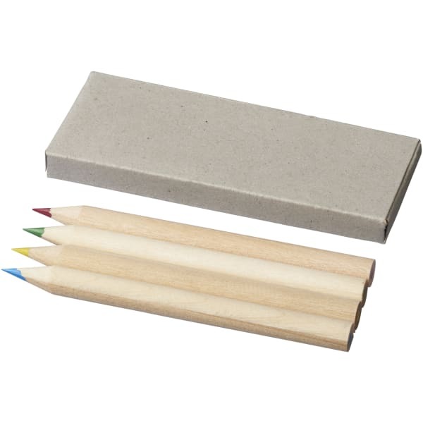 Bullet 4-Piece Pencil Set (9 x 3.2 x 0.7 cm)