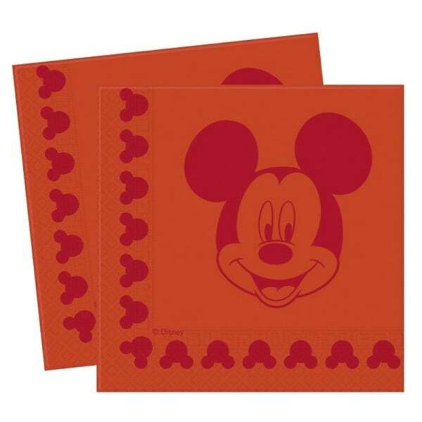 Disney Mickey Mouse Napkins (Pack of 20)