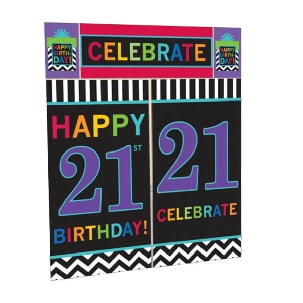 Amscan Letters 21st Birthday Wall Decoration