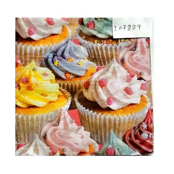 Cupcake Birthday Napkins (Pack of 20)