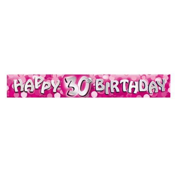 Amscan Sparkle 30th Birthday Banner