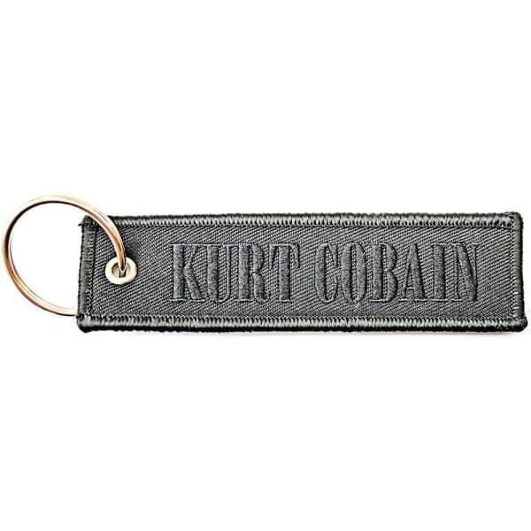 Kurt Cobain Double-Sided Logo Keyring