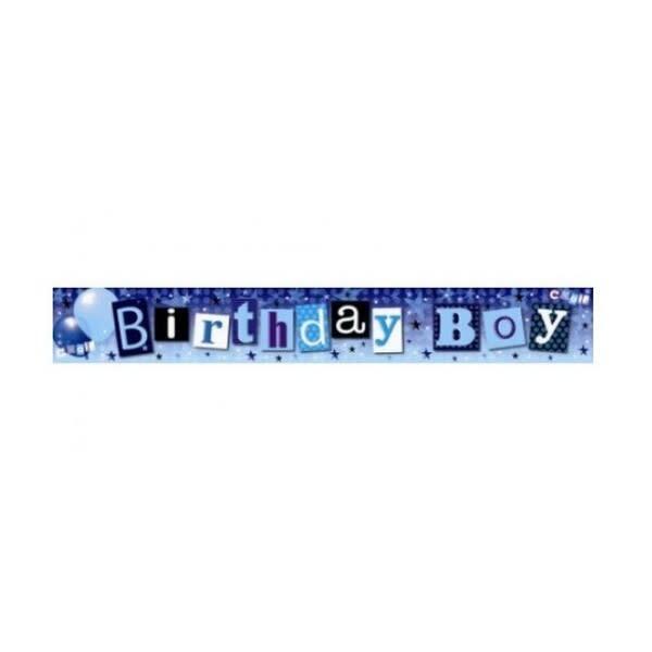 Simon Elvin Birthday Boy Holographic Wall Banner