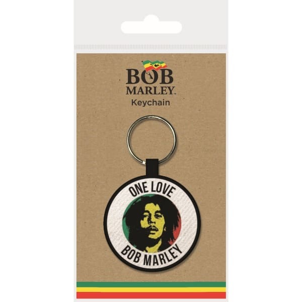 Bob Marley One Love Woven Keyring