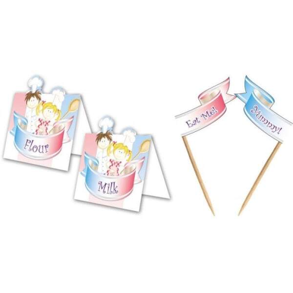 Amscan Little Cooks Place Cards Set (Pack of 24)