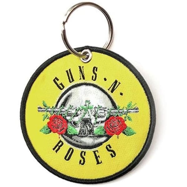 Guns N Roses Circle Double-Sided Logo Keyring