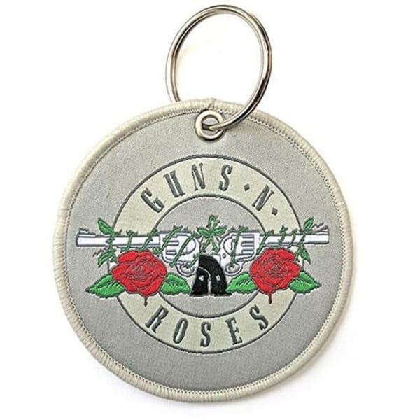 Guns N Roses Circle Double-Sided Logo Keyring