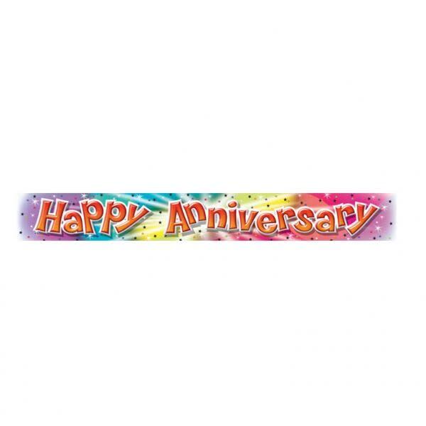 Amscan Foil Colour Gradient Anniversary Banner