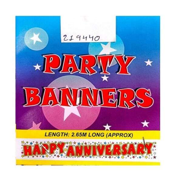 Happy Stars Anniversary Banner