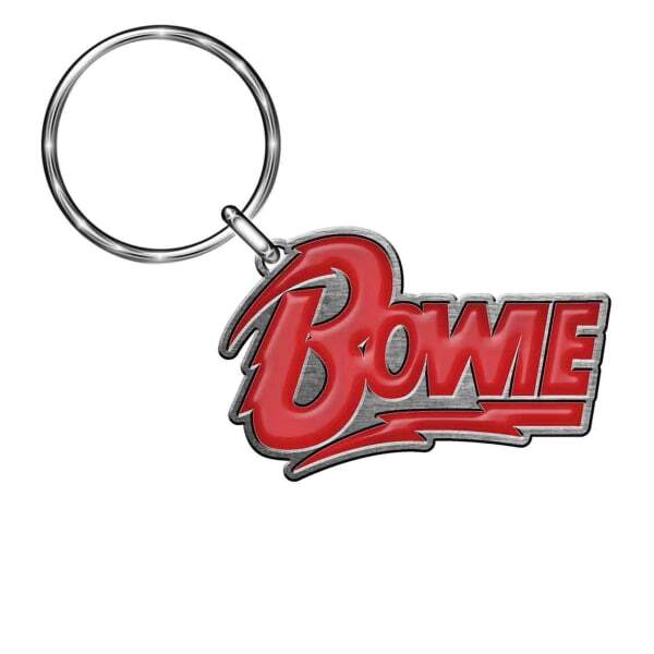 David Bowie Logo Keyring