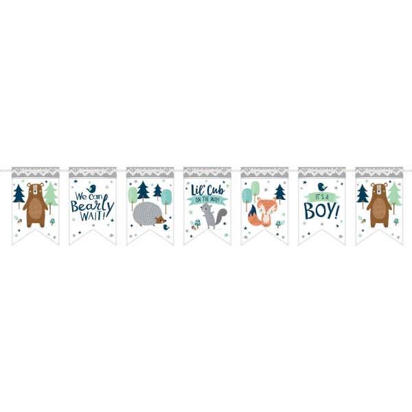 Amscan Bear ly Wait Pennant Baby Shower Banner