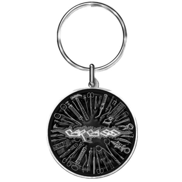 Carcass Tools Enamelled Keyring