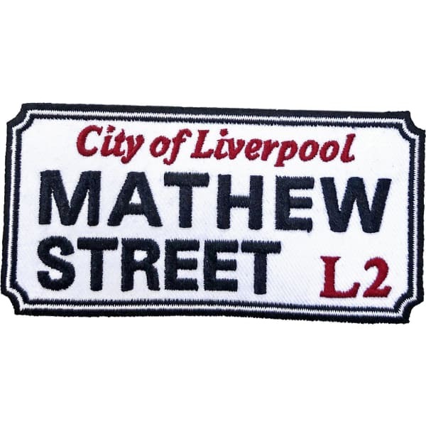 Generic Mathew Street Liverpool Road Sign Patch