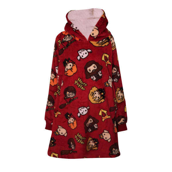 Harry Potter Kids Charm Wearable Fleece Hooded Towel (M)