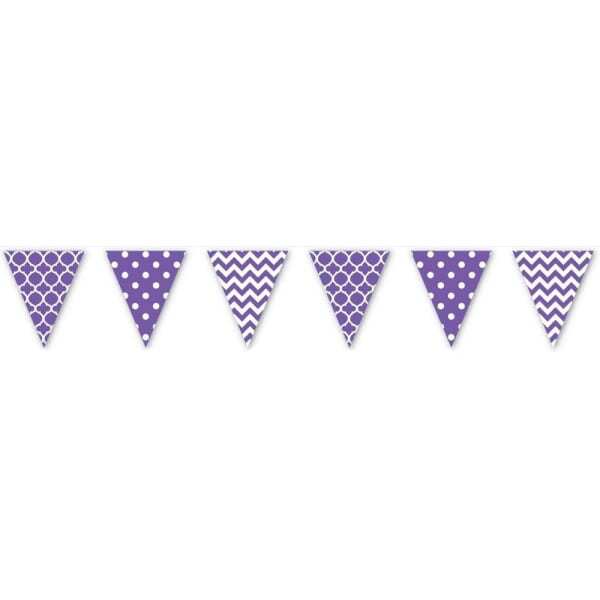 Amscan Polka Dot and Chevron Banner