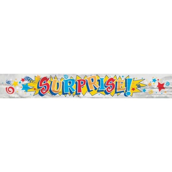 Surprise! Foil Printed Banner