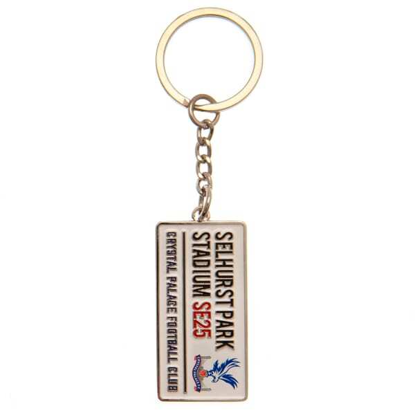 Crystal Palace FC Street Sign Embossed Keyring