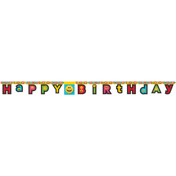 Emoji Happy Birthday Jointed Banner