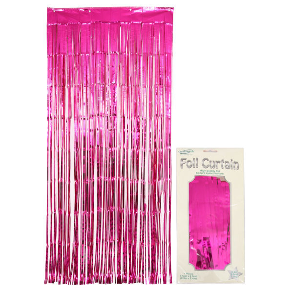 Oaktree Foil Metallic Door Curtain