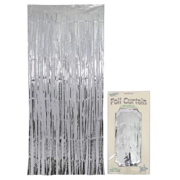 Oaktree Foil Metallic Door Curtain