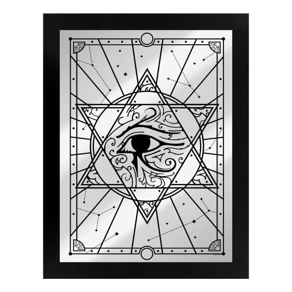 Grindstore All Seeing Eye Tin Mirrored Door Sign