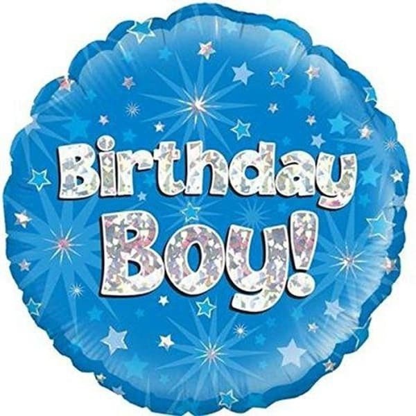 Oaktree 18 Inch Birthday Boy! Foil Balloon (18in)