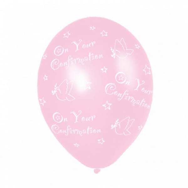 Amscan Confirmation Latex Balloons 11in (6 Balloons)