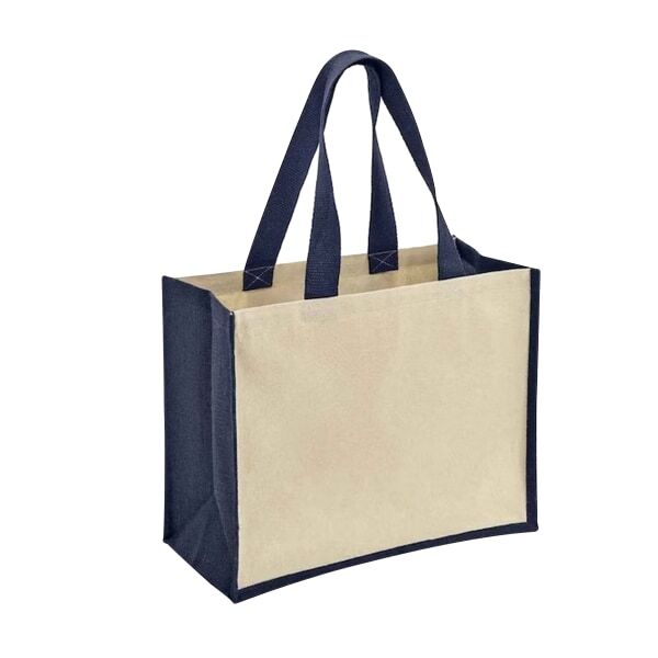 Bullet Varai Canvas/Jute Shopping Bag (19 x 42.2 x 32.5cm)