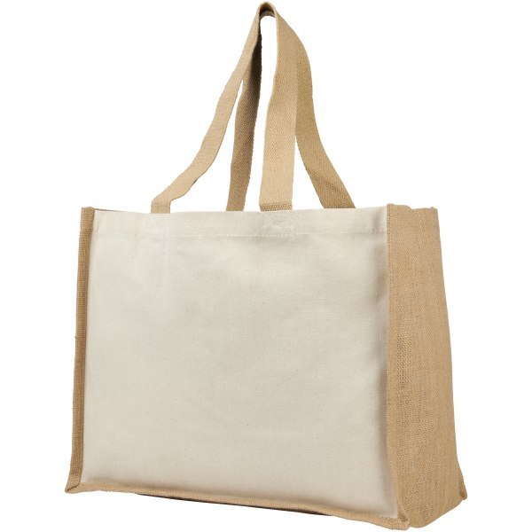 Bullet Varai Canvas/Jute Shopping Bag (19 x 42.2 x 32.5cm)