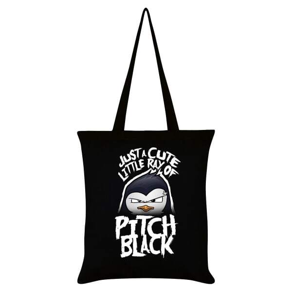 Psycho Penguin Cute Little Ray Of Pitch Black Tote Bag