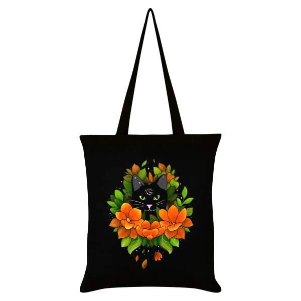 Grindstore Mystical Lunar Kitty Tote Bag