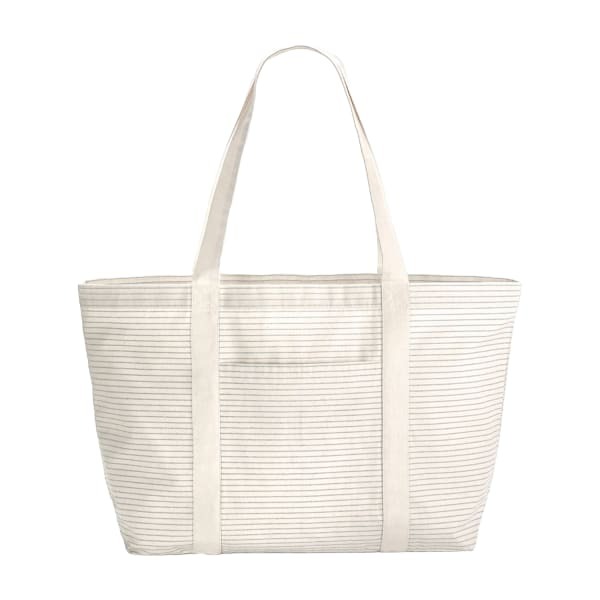 Westford Mill Striped Organic Cotton Shopper Bag