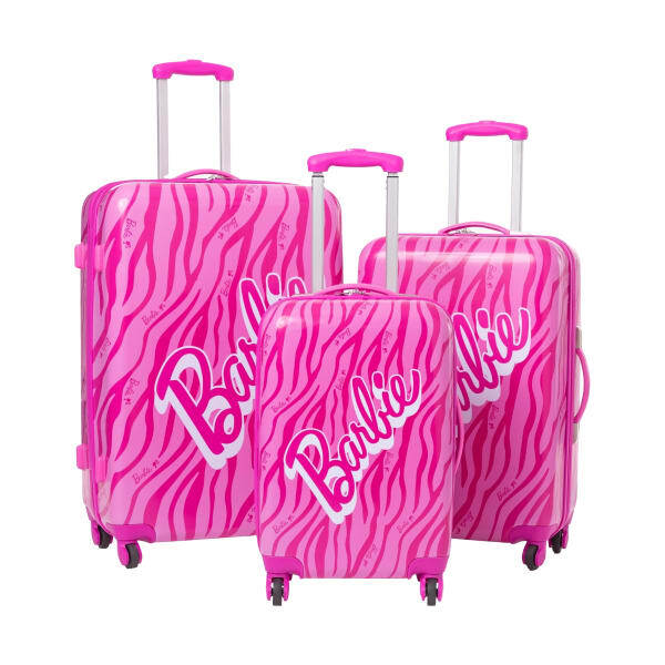 Barbie Hardshell 4 Wheeled Suitcase (68cm x 25cm x 41cm)