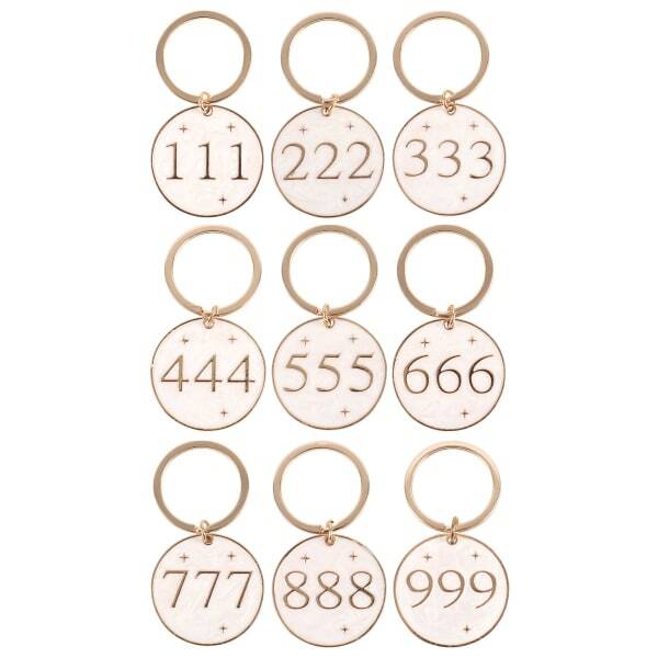 Something Different Angel Number Keyring (Pack of 9)