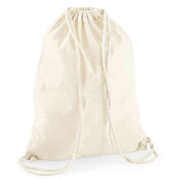 Westford Mill Recycled Cotton Drawstring Bag