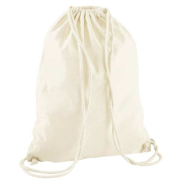 Westford Mill Recycled Cotton Drawstring Bag