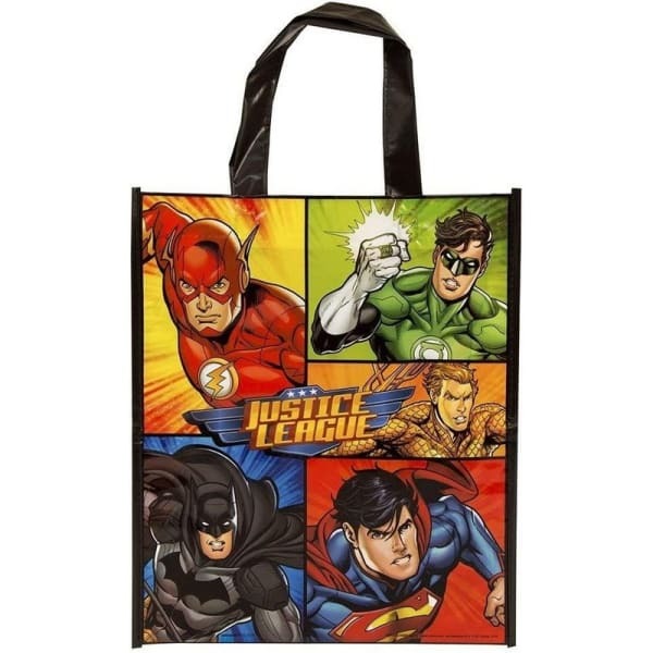 Justice League Logo Plastic Tote Bag