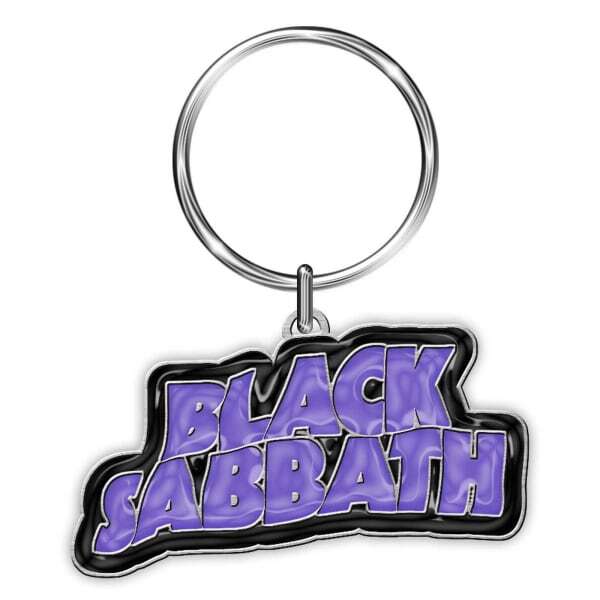 Black Sabbath Logo Enamel Keyring