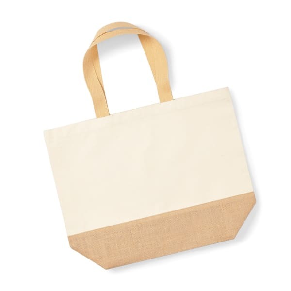 Westford Mill Jute Base Canvas Tote XL