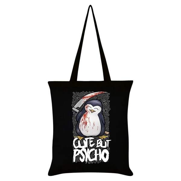 Psycho Penguin Cute But Psycho Tote Bag