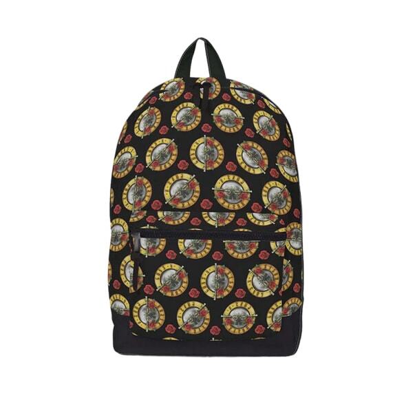 RockSax Roses Guns N Roses All-Over Print Backpack