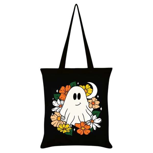 Grindstore Floral Ghost Tote Bag