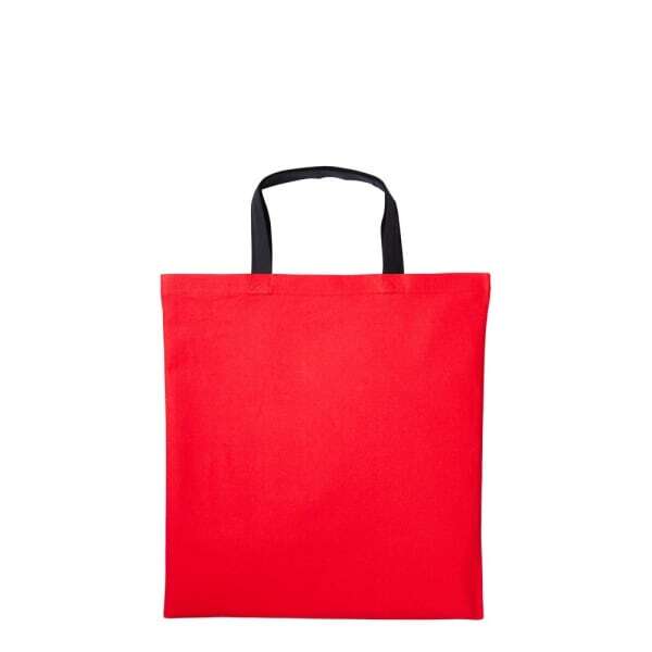 Nutshell Varsity Cotton Shopper Short Handle Tote