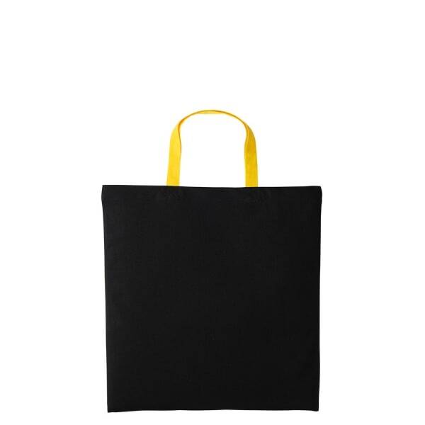 Nutshell Varsity Cotton Shopper Short Handle Tote